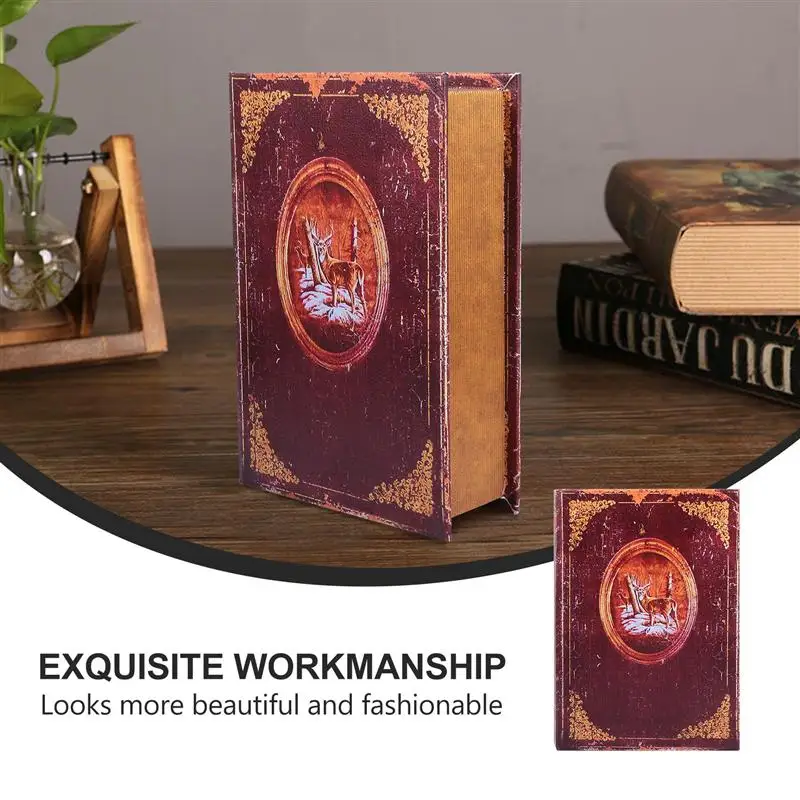 1Pc Faux Book Ornament Vintage Durable Simulation Book Adornment Decorative Book Imitated Book for Home Office Store
1Pc Faux Book Ornament Vintage Durable Simulation Book Adornment Decorative Book Imitated Book for Home Office Store