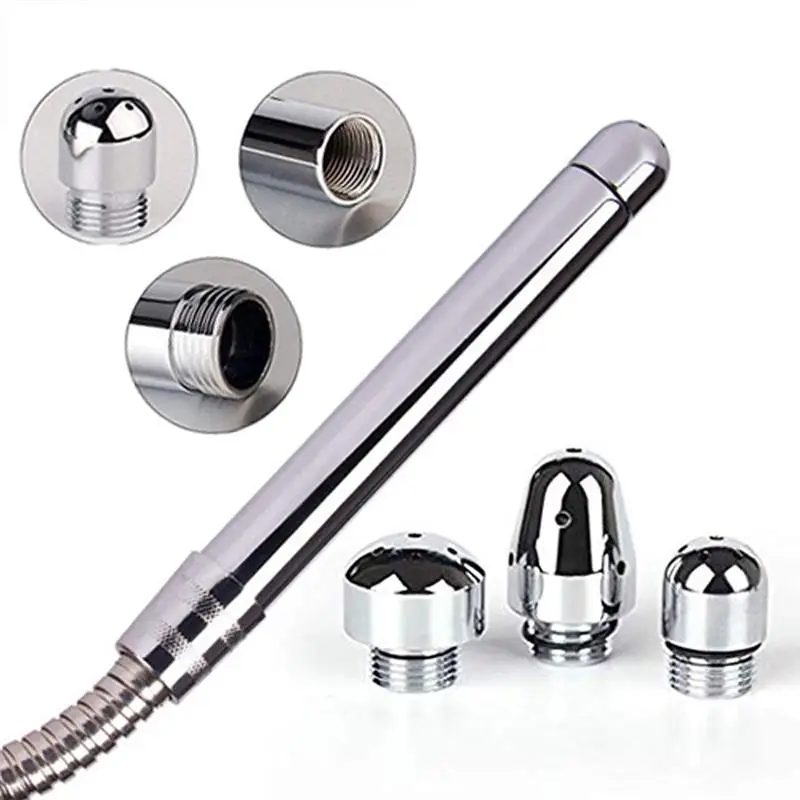 4pcs/set Stainless Steel Three-head Enema Cleaner Metal Rinse Cleaning Tools Stimulator Toys Adult Products
4pcs/set Stainless Steel Three-head Enema Cleaner Metal Rinse Cleaning Tools Stimulator Toys Adult Products