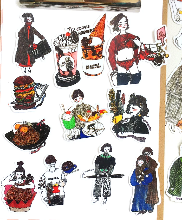 17PCS/23pcs Fashion girl Stickers Crafts And Scrapbooking stickers kids toys book Decorative sticker DIY Stationery
17PCS/23pcs Fashion girl Stickers Crafts And Scrapbooking stickers kids toys book Decorative sticker DIY Stationery