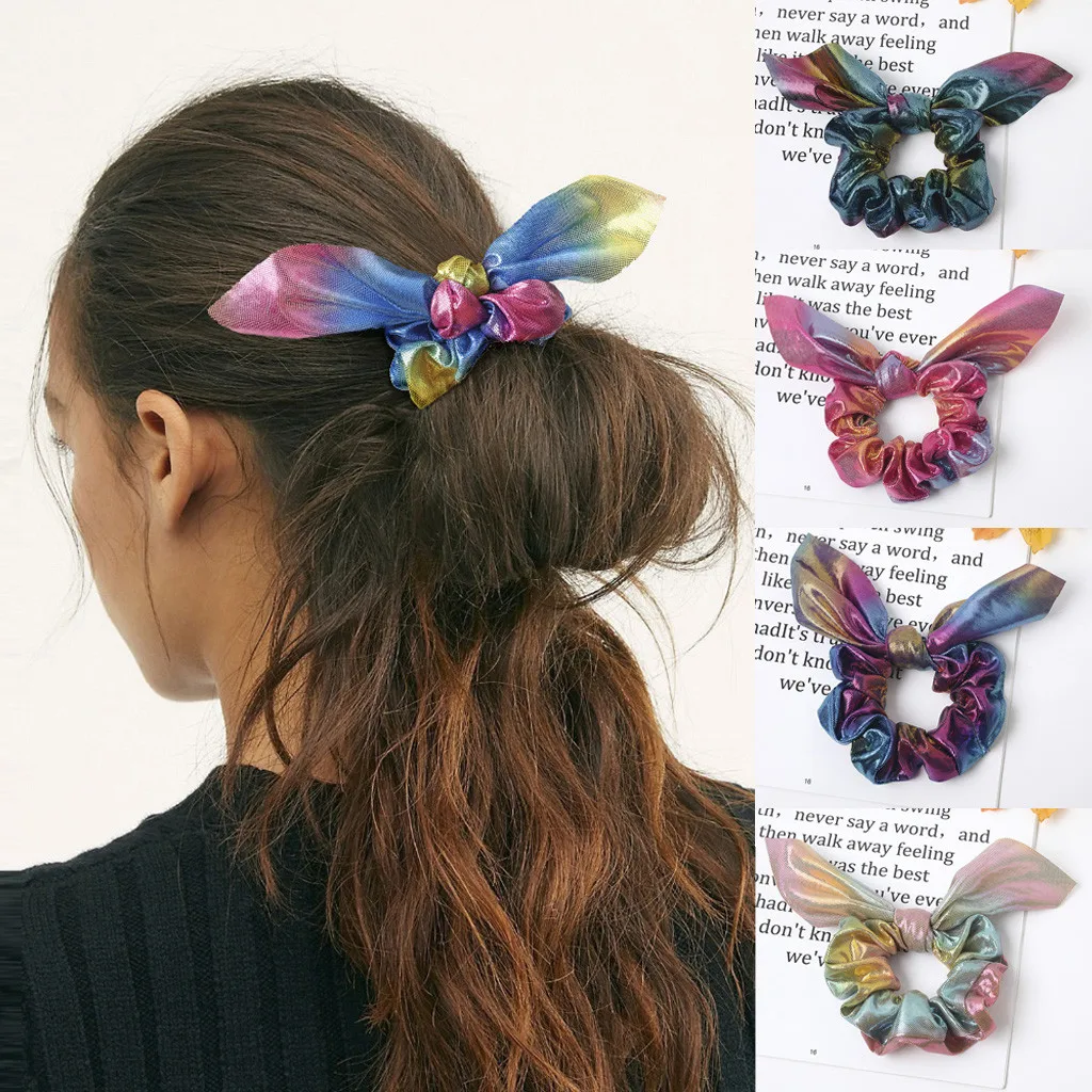 Фото Модная женская повязка для волос с кроличьими ушками девочек - купить