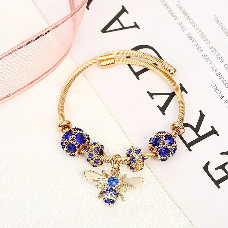 European Charm Bracelet -CZ Micro Pave Bead Bangle with Love Heart Jewelry Gifts for her- Wife, Sister Pandora Charm Bracelet
European Charm Bracelet -CZ Micro Pave Bead Bangle with Love Heart Jewelry Gifts for her- Wife, Sister Pandora Charm Bracelet