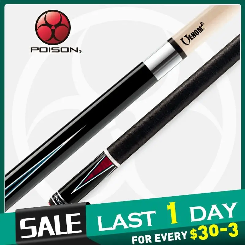 Official POISON ARSENIC3 Series Billiard Pool cue VENOM2 Shaft Professional Teco Billar Stick Excellent Billard Pool Cue
Official POISON ARSENIC3 Series Billiard Pool cue VENOM2 Shaft Professional Teco Billar Stick Excellent Billard Pool Cue