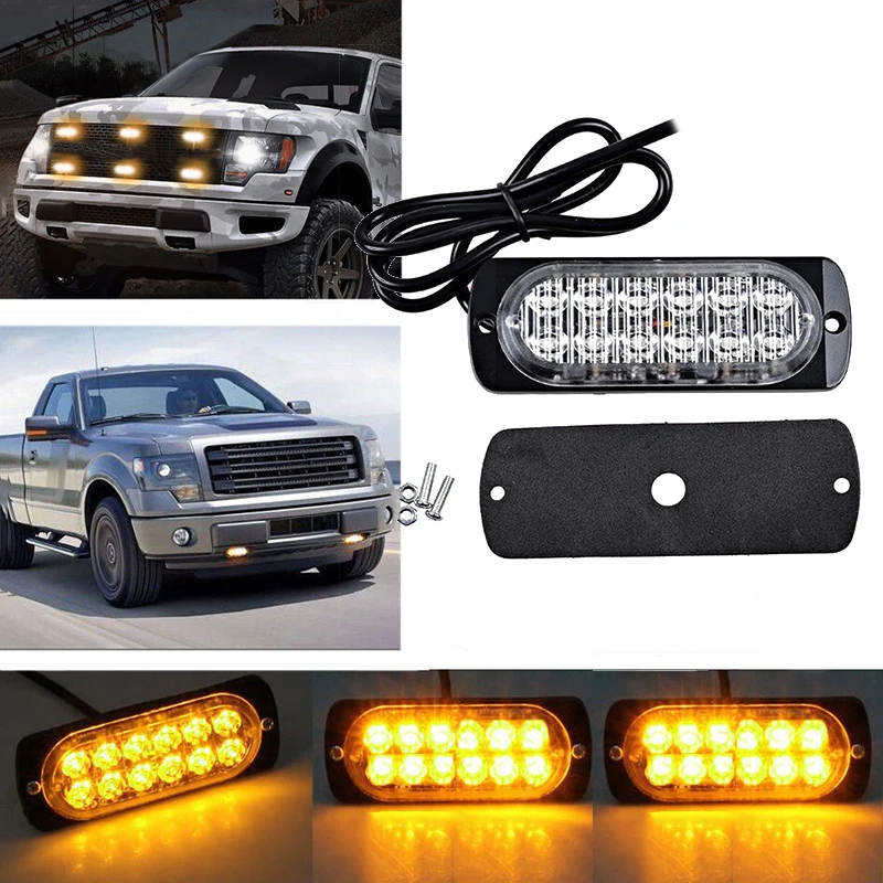 1pcs Car Warn Safety Urgent Light Always Bright Lamp DC 12-24V 36W 12LED Yellow Super Bright Light Automobiles Accessories
1pcs Car Warn Safety Urgent Light Always Bright Lamp DC 12-24V 36W 12LED Yellow Super Bright Light Automobiles Accessories