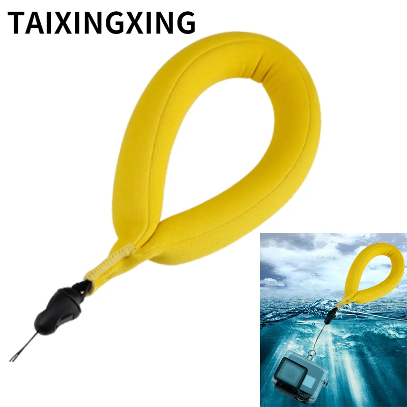 

For GoPro Accessories Yellow Floating Foam Wrist Strap for Gopro Hero 4 3 Xiao mi Yi Sjcam Sj4000 Sj5000 Sj7000 Action Camera