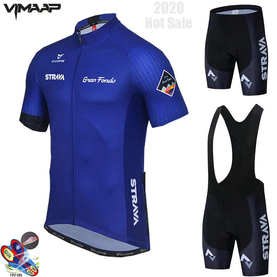 2021 синий STRAVA Pro велосипедная команда с коротким рукавом Maillot Ciclismo мужская