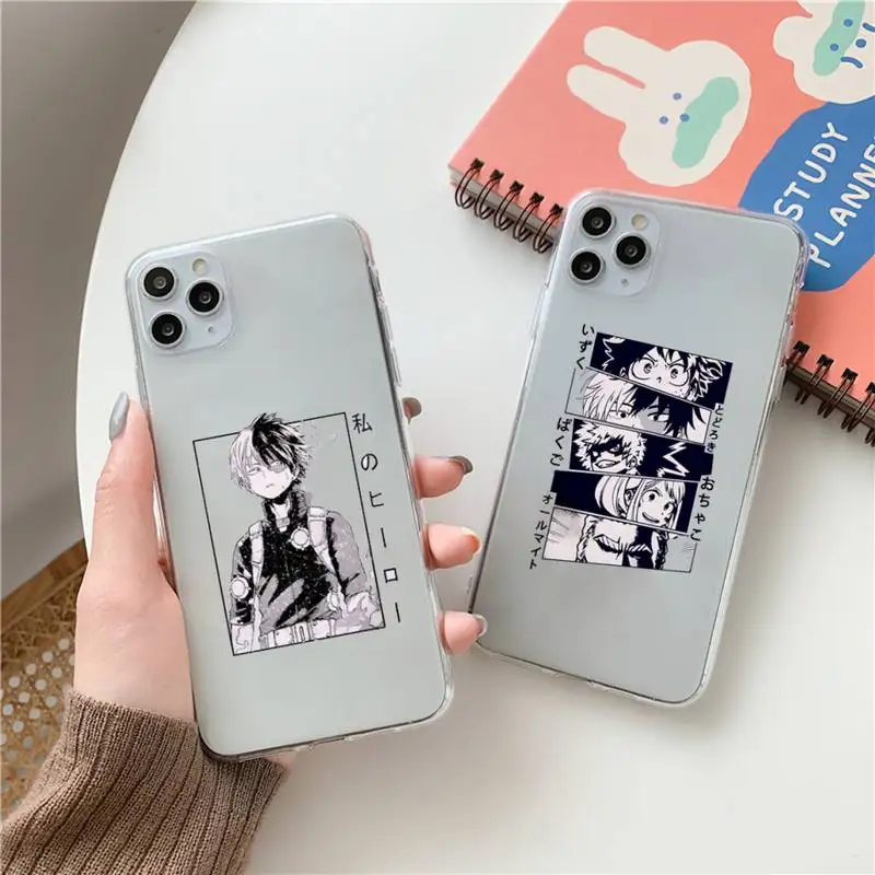 Hero Academia Deku Bakugou Boku Phone Case Clear Transparent for iPhone 11 12 13 mini pro XS MAX 8 7 6 6S Plus X 5S SE XR 2020
Hero Academia Deku Bakugou Boku Phone Case Clear Transparent for iPhone 11 12 13 mini pro XS MAX 8 7 6 6S Plus X 5S SE XR 2020