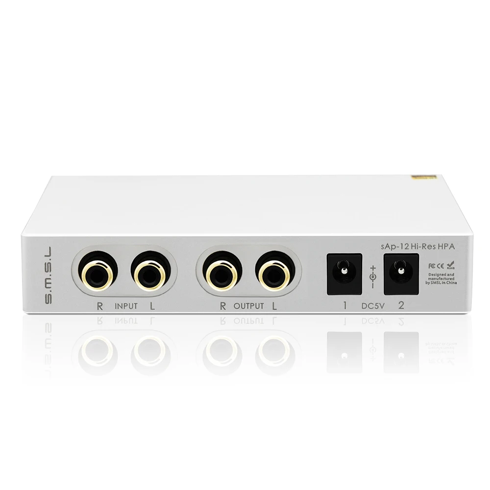 Портативный усилитель для наушников SMSL SAP-12 Hi-Fi класса A/B мощности аудио 6 35 мм с DAC