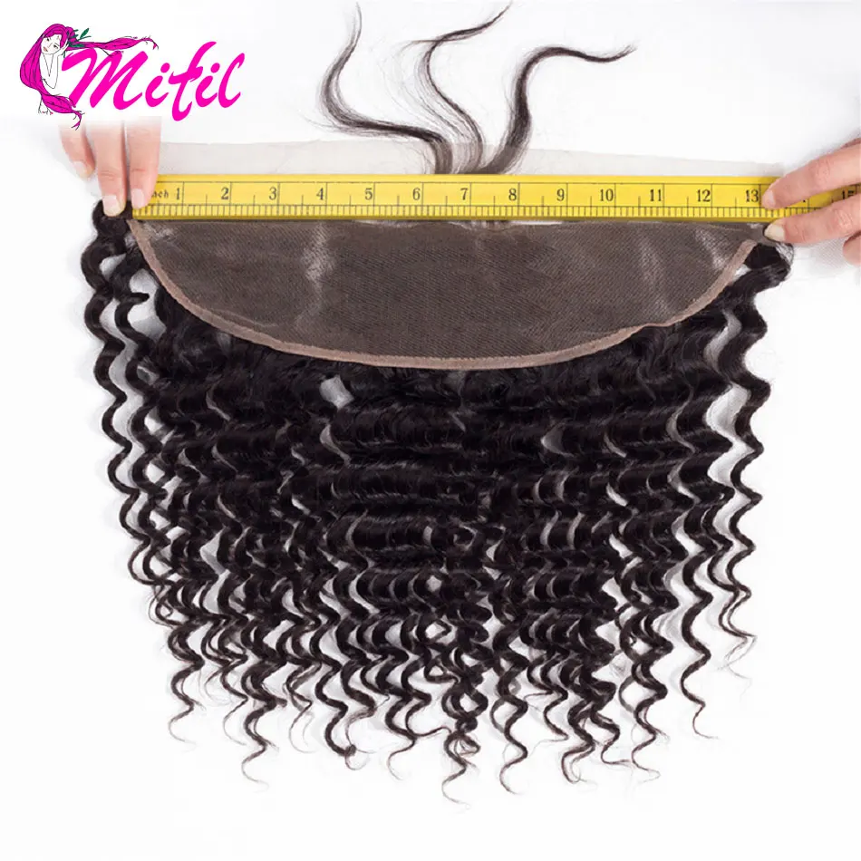 14-22 Inch Deep Wave Closure 13x4 Lace Front Pre-plucked Women Brazilian Remy Curly Human Hair Medium Brown Color Swiss Lace
14-22 Inch Deep Wave Closure 13x4 Lace Front Pre-plucked Women Brazilian Remy Curly Human Hair Medium Brown Color Swiss Lace