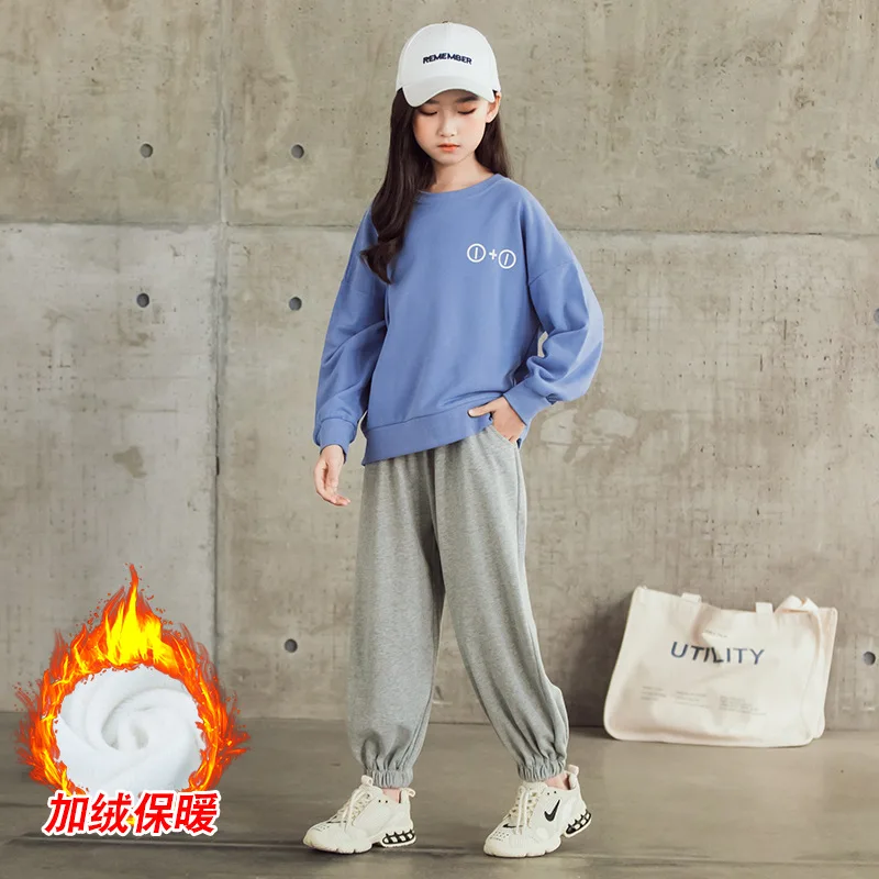 Girls Suit Sweatshirts +Pants Cotton Hooded 2Pcs/Sets 2021 Soft Spring Autumn Teenager Kid School Outdoor Children Clothing
Girls Suit Sweatshirts +Pants Cotton Hooded 2Pcs/Sets 2021 Soft Spring Autumn Teenager Kid School Outdoor Children Clothing