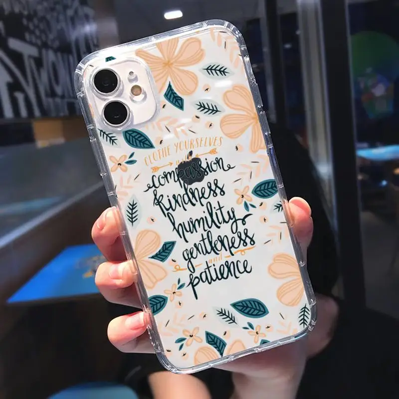 Bib Quotes Phone Case Transparent for iPhone 11 12 mini pro XS MAX 8 7 6 6S Plus X 5S SE 2020 XR
Bib Quotes Phone Case Transparent for iPhone 11 12 mini pro XS MAX 8 7 6 6S Plus X 5S SE 2020 XR
