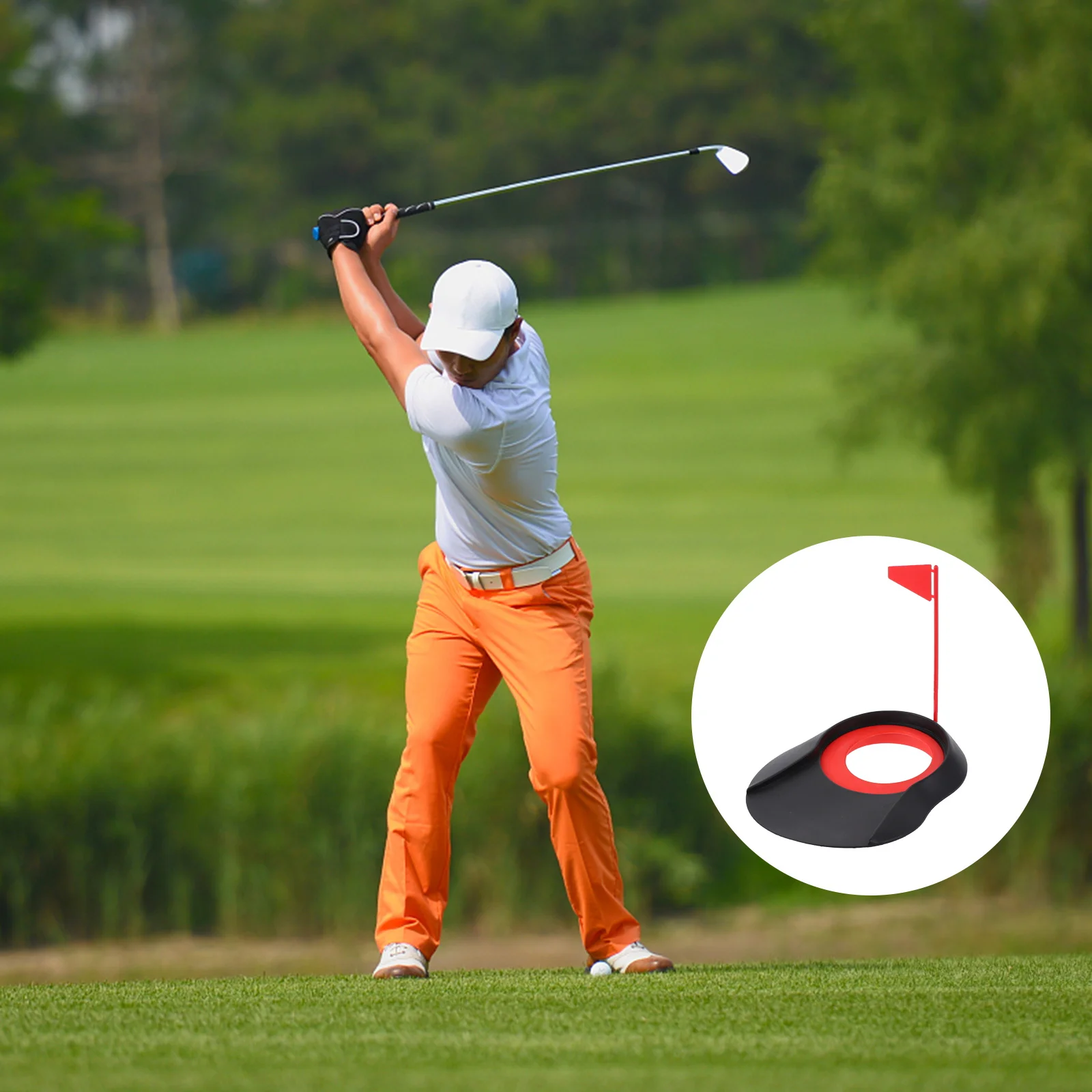 1pc Golfs Practice Hole Golfs Putter Ball Practice Hole Training Aid Device
1pc Golfs Practice Hole Golfs Putter Ball Practice Hole Training Aid Device