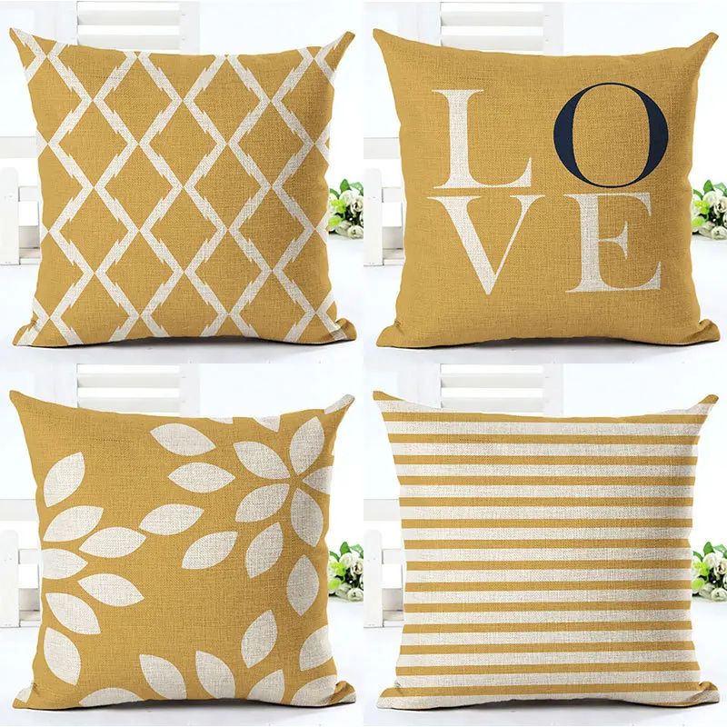 Geometric Four-Piece Linen Series Pillowcase 18x18in Living Room Sofa Cushion Cover 45x45cm Home Decoration Pillowcase
Geometric Four-Piece Linen Series Pillowcase 18x18in Living Room Sofa Cushion Cover 45x45cm Home Decoration Pillowcase