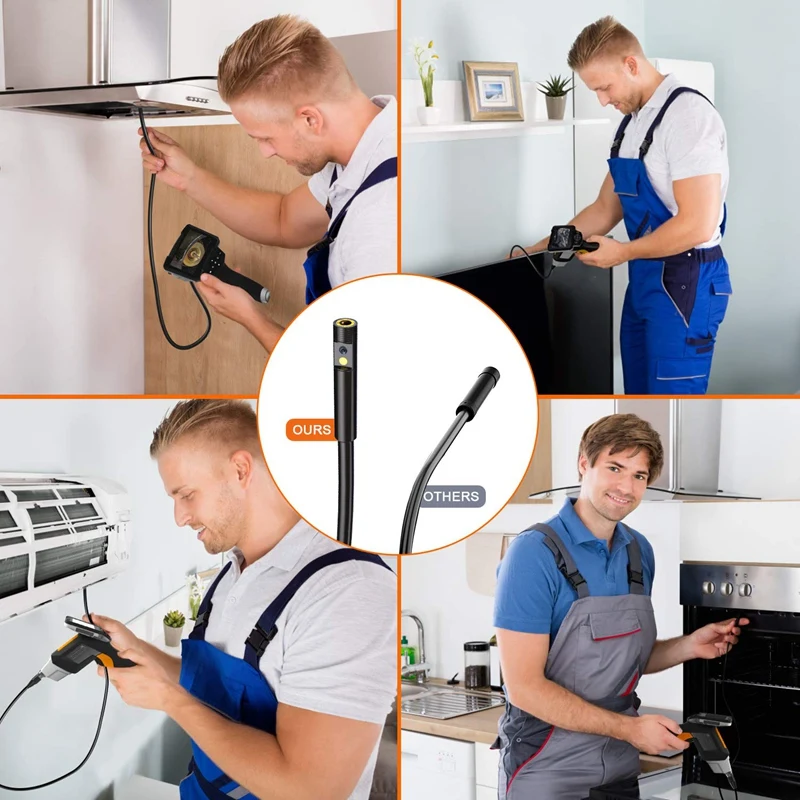 Digital Industrial Endoscope Borescope 1080P HD LCD Endoscope with CMOS Sensor 4.5 Inches Display Inspection Camera
Digital Industrial Endoscope Borescope 1080P HD LCD Endoscope with CMOS Sensor 4.5 Inches Display Inspection Camera