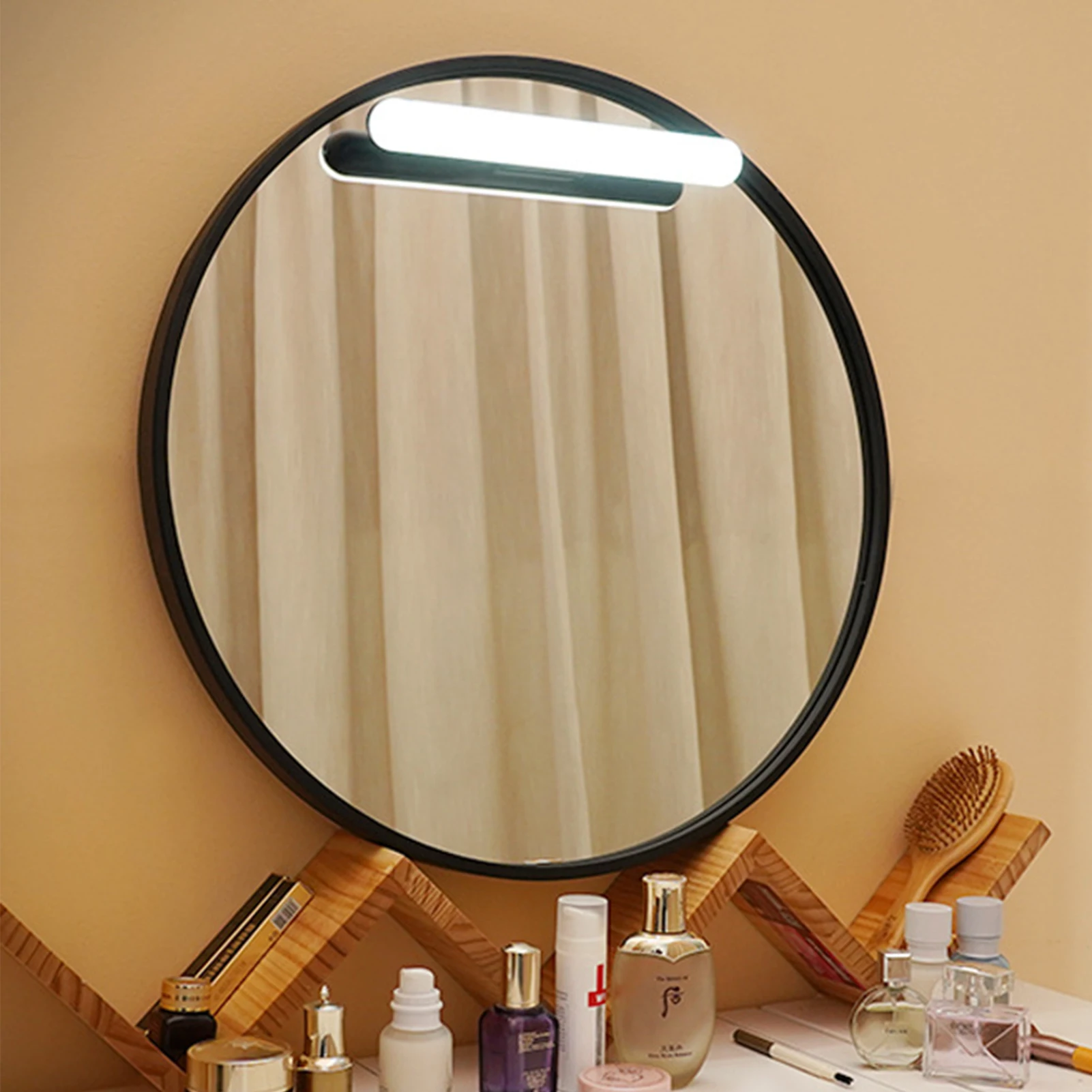 Wireless Makeup Mirror Light LED Makeup Fill Light Table Lamp Bathroom Cabinet Lighting Portable Rechargeable Corridors Lamp
Wireless Makeup Mirror Light LED Makeup Fill Light Table Lamp Bathroom Cabinet Lighting Portable Rechargeable Corridors Lamp