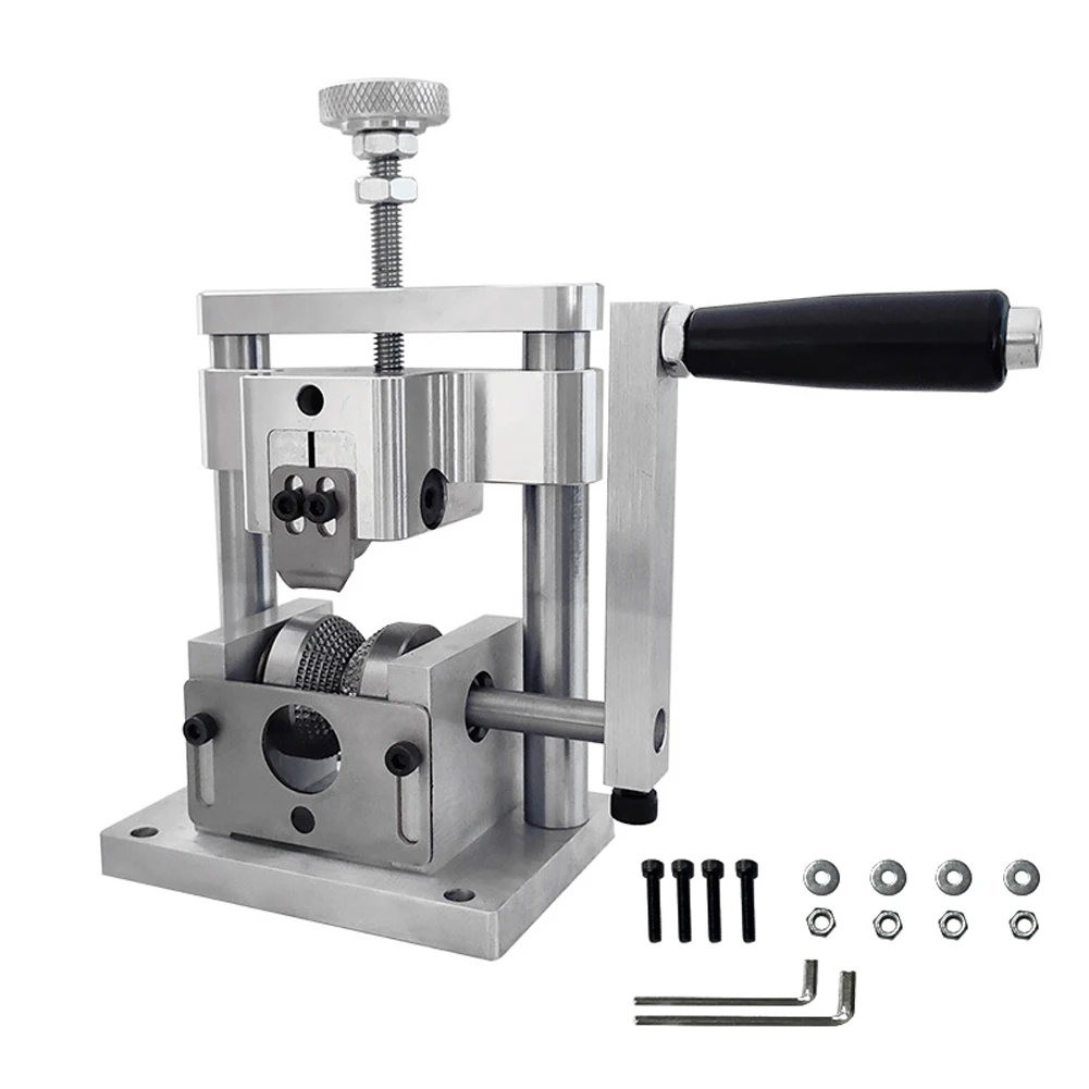 Wire Stripper Manual Wire Stripping Scrap Copper Cable Peeling Machine with Crank use with Hand Electric Drill for 2-20mm Wire
Wire Stripper Manual Wire Stripping Scrap Copper Cable Peeling Machine with Crank use with Hand Electric Drill for 2-20mm Wire