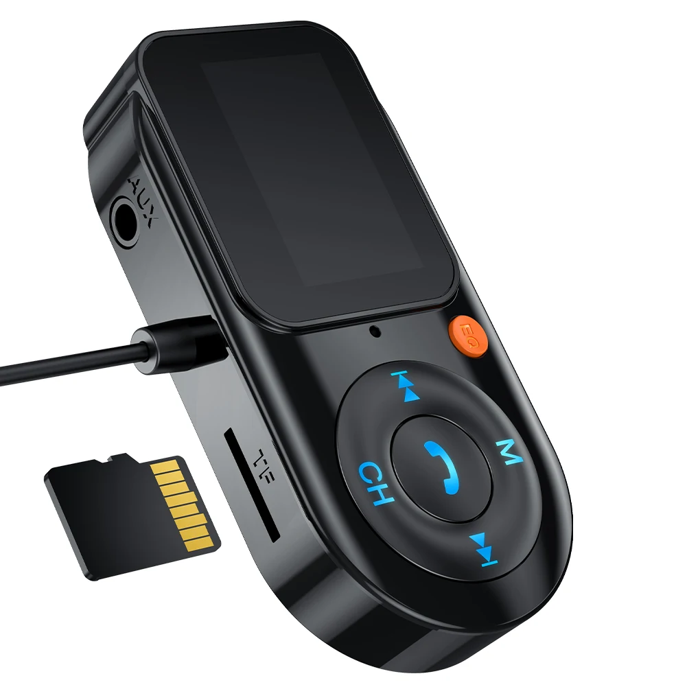 1Pc Car FM Transmitter Bluetooth 5.0 Handsfree Car Kit Stereo AUX Audio MP3 Player USB Type C PD Fast Charging FM Modulator
1Pc Car FM Transmitter Bluetooth 5.0 Handsfree Car Kit Stereo AUX Audio MP3 Player USB Type C PD Fast Charging FM Modulator