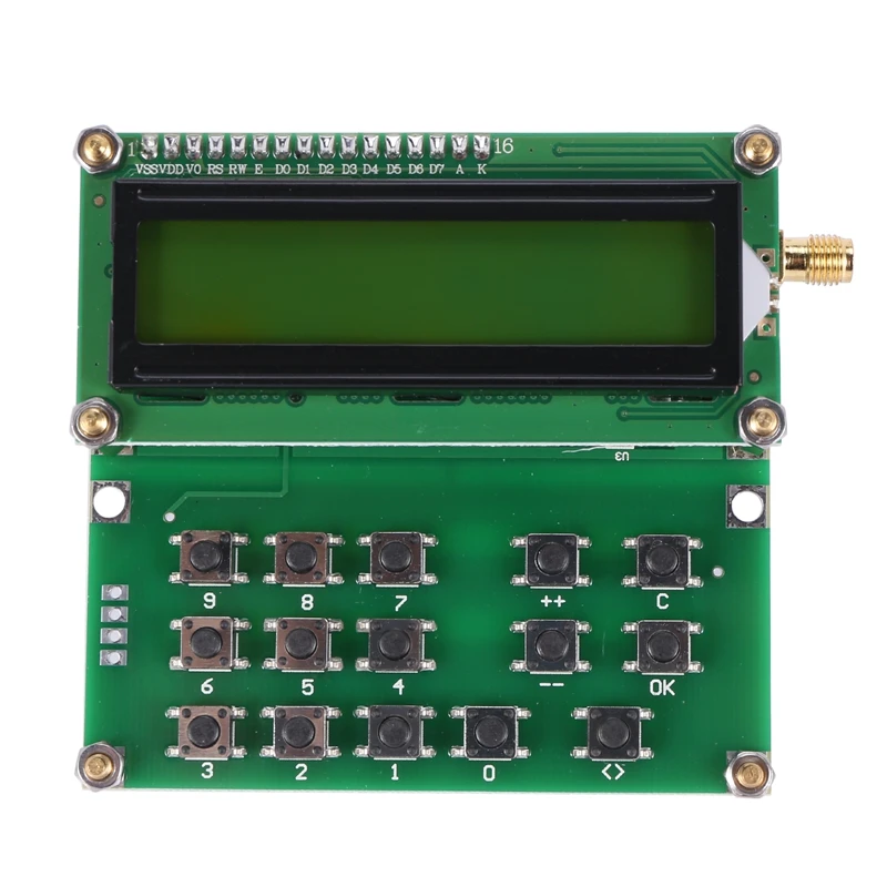 Simple RF Signal Generator Signal Source Frequency Is 35MHz-4400MHz ADF4351 VFO HXY D6 V1.02
Simple RF Signal Generator Signal Source Frequency Is 35MHz-4400MHz ADF4351 VFO HXY D6 V1.02