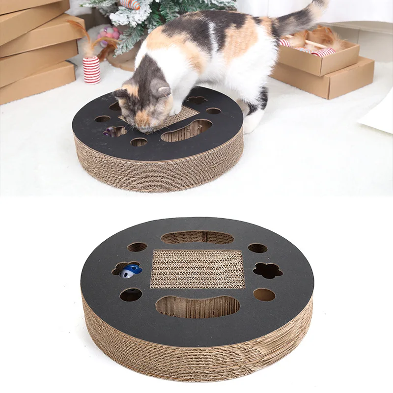 Cat Scratching Board Interactive Cat Toys Cat Scratcher Pad Activity Kitten Toys for Indoor Cats with Balls
Cat Scratching Board Interactive Cat Toys Cat Scratcher Pad Activity Kitten Toys for Indoor Cats with Balls