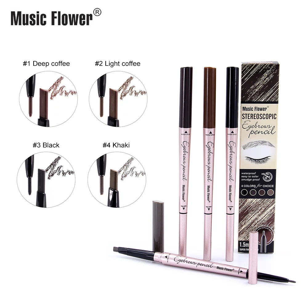 Cross Border Hot Selling Music Flower Double Headed Not Smudge Drop-Shaped mei gao Eyebrow Pencil Small-in-M5021
Cross Border Hot Selling Music Flower Double Headed Not Smudge Drop-Shaped mei gao Eyebrow Pencil Small-in-M5021
