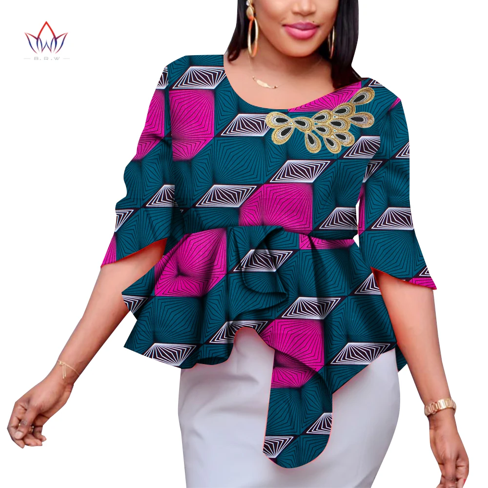Fall Tops women 2021 half Sleeve African Print Outfits 6xl Africa Clothing applique Traditional Ankara blouse Plus Size WY929
Fall Tops women 2021 half Sleeve African Print Outfits 6xl Africa Clothing applique Traditional Ankara blouse Plus Size WY929