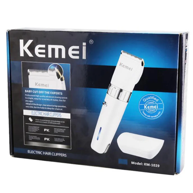 Kemei wireless electric hair clipper KM-1029 Kemei adjustable ceramic head hair clipper
Kemei wireless electric hair clipper KM-1029 Kemei adjustable ceramic head hair clipper