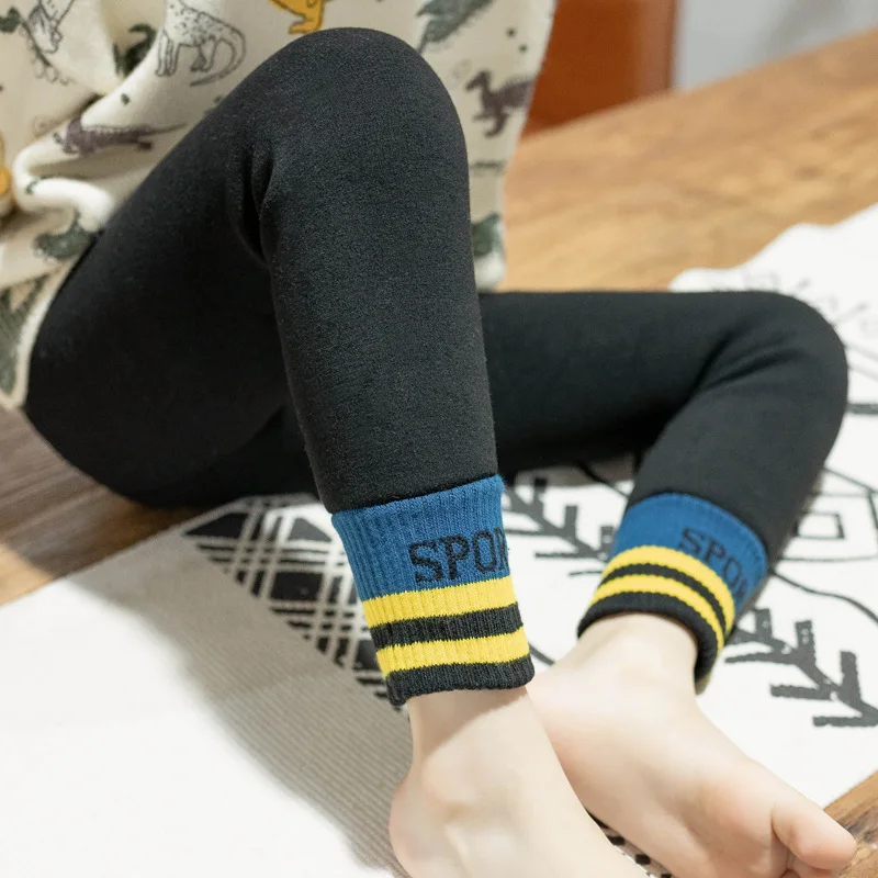 Winter Plus Velvet Thickening Girls Outer Wear Leggings Letters Fashion Children Socks Fashion All-Match Children Pants
Winter Plus Velvet Thickening Girls Outer Wear Leggings Letters Fashion Children Socks Fashion All-Match Children Pants