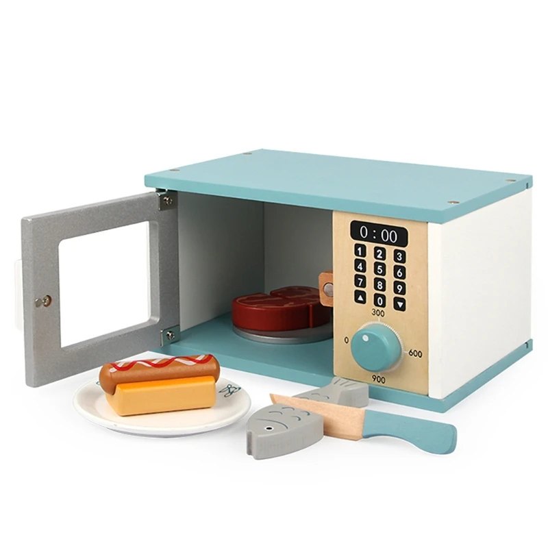 Kitchen Pretend Play Toy Simulation Wooden Microwave Oven Set Kids Children Early Learning Educational Toys Game
Kitchen Pretend Play Toy Simulation Wooden Microwave Oven Set Kids Children Early Learning Educational Toys Game