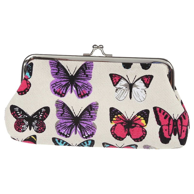 Женский кошелек для монет с принтом бабочек | Багаж и сумки