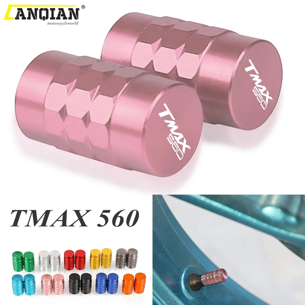 

For YAMAHA TMAX560 TMAX 560 TECH MAX ABS DX 2020 2021 Motorcycle Accessories Wheel Tire Valve Caps Tyre Rim Stem Airdust Covers