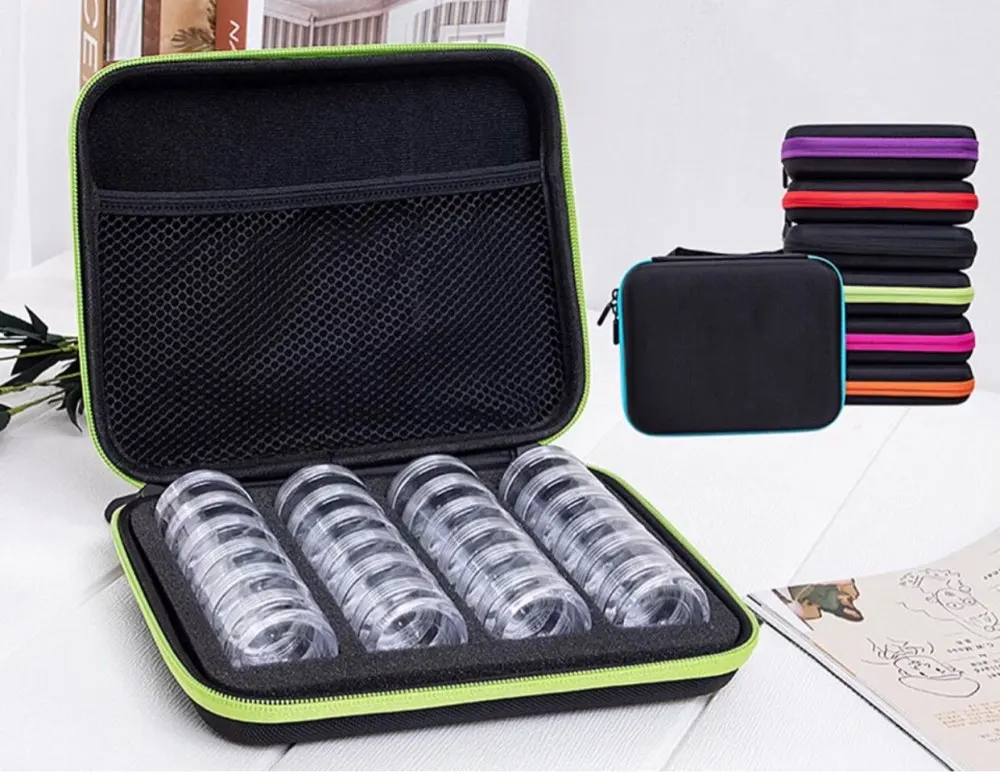 7 Colors 24 Bottles Diamond Painting Box Tool Container Storage Box Carry Case Holder Hand Bag Zipper Cross Stitch Accessories
7 Colors 24 Bottles Diamond Painting Box Tool Container Storage Box Carry Case Holder Hand Bag Zipper Cross Stitch Accessories