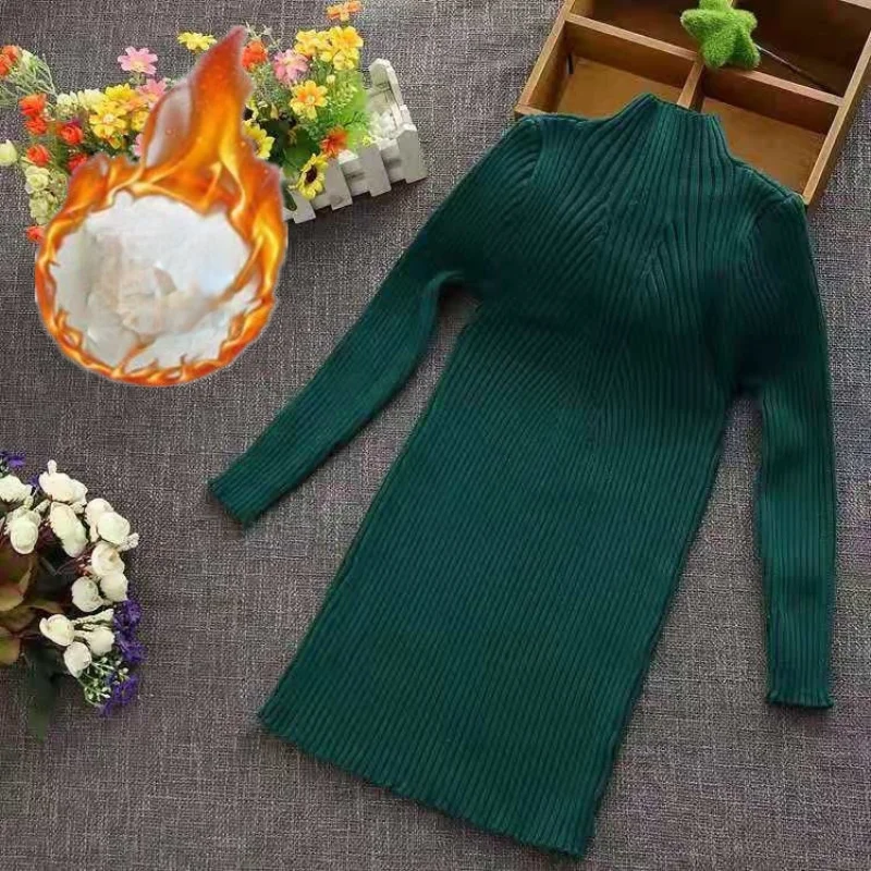 Spring 2021 New Kids Girls Turtleneck Solid Thin Knitted Cardigan Sweaters Children Clothing Korean Long Dresses Pullovers C03
Spring 2021 New Kids Girls Turtleneck Solid Thin Knitted Cardigan Sweaters Children Clothing Korean Long Dresses Pullovers C03