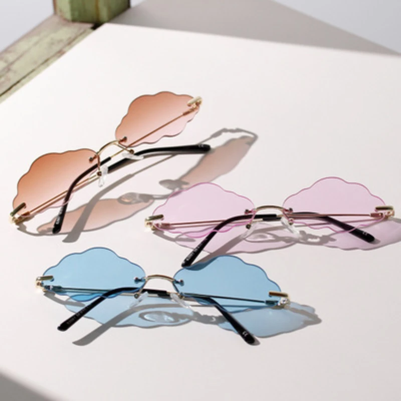 Trendy Frameless Clouds Sunglasses Women 2021 Brand Candy Color Small Frame Sun Glasses Ladies Personality Shades Eyewears Men
Trendy Frameless Clouds Sunglasses Women 2021 Brand Candy Color Small Frame Sun Glasses Ladies Personality Shades Eyewears Men