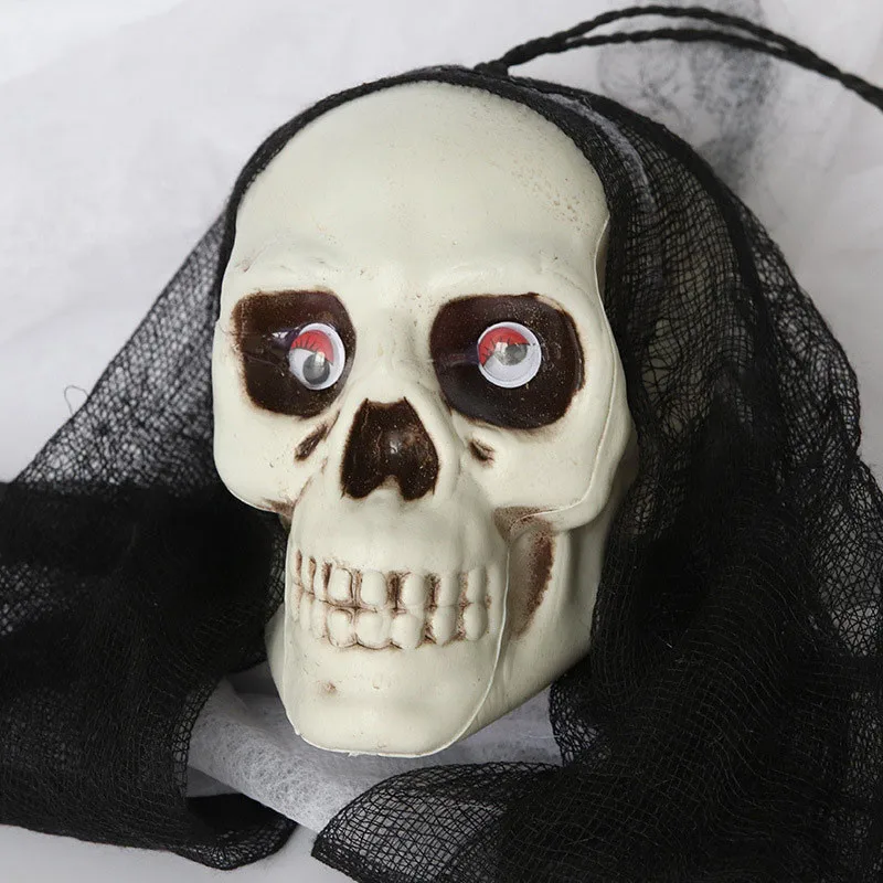 Halloween Skeleton Hanging Haunted House Secret Room Escape Decoration Prop Hanging Ghost Halloween Decorations YK96