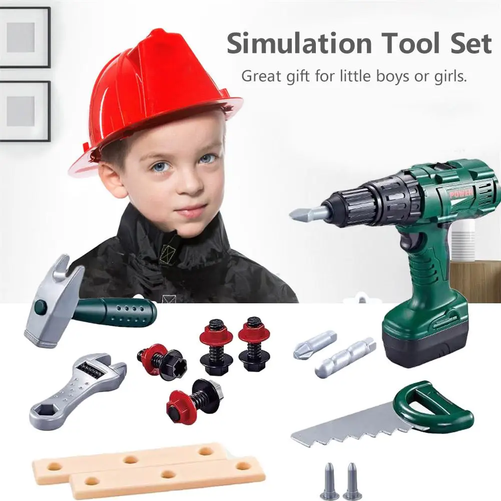 Boys Electric Repair Tool Toy Set Educational Toys Children's Tools Portable Box Simulation DIY Tool Set Toys For Children
Boys Electric Repair Tool Toy Set Educational Toys Children's Tools Portable Box Simulation DIY Tool Set Toys For Children