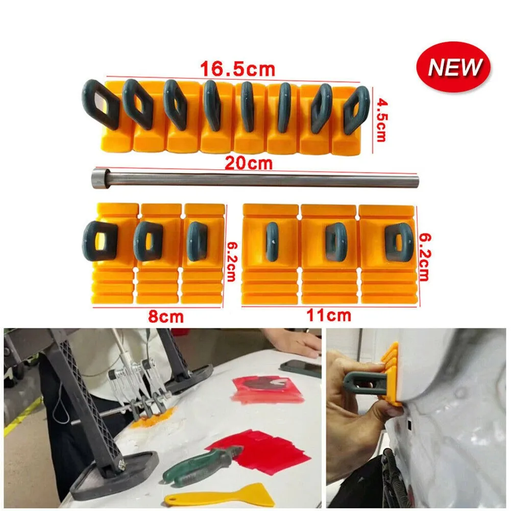 Dent Removal Glue Tabs Auto Body Kits Stainless Steel + Nylon Paintless Dent Repair Tools Glue Tabs Car Sag Repair Tool
Dent Removal Glue Tabs Auto Body Kits Stainless Steel + Nylon Paintless Dent Repair Tools Glue Tabs Car Sag Repair Tool