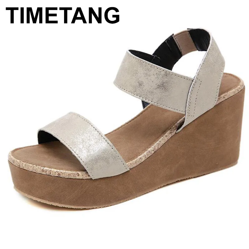 TIMETANGSummer2020 new European and American sandals for women wedge heel large size comfortable Roman sandals women 23cm ~ 26cm
TIMETANGSummer2020 new European and American sandals for women wedge heel large size comfortable Roman sandals women 23cm ~ 26cm