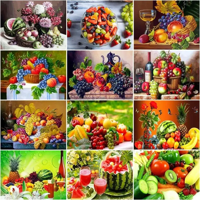 GATYZTORY Grape Painting By Numbers Kits Food Landscape Modern Drawing Coloring By Numbers Watermelon Fruit Acrylic Paint Home D
GATYZTORY Grape Painting By Numbers Kits Food Landscape Modern Drawing Coloring By Numbers Watermelon Fruit Acrylic Paint Home D