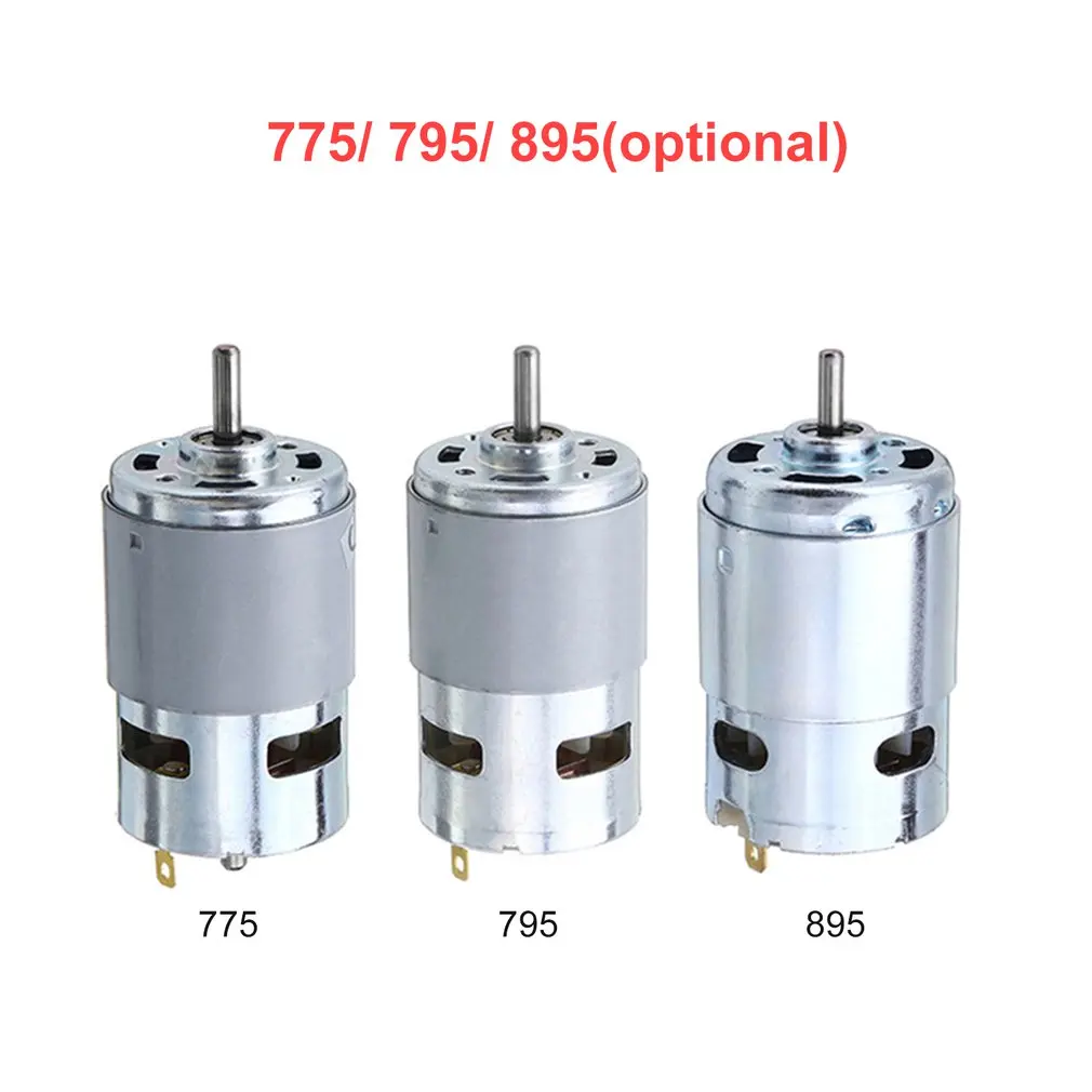775/795/895 DC Motor 12V Dual Ball Bearing Large Torque Electronic Component High Power Low Noise | Инструменты