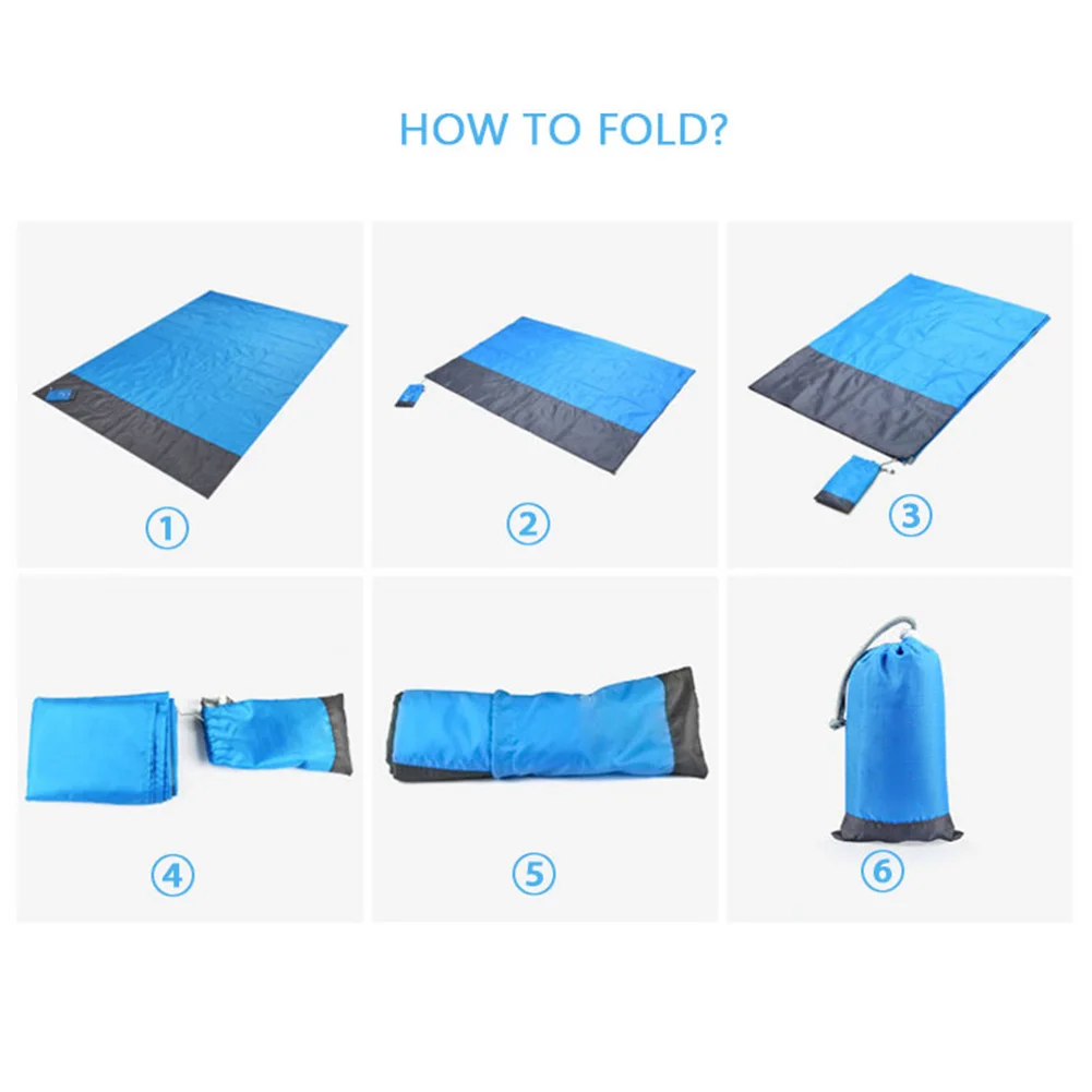 1.4x2m Waterproof Pocket Beach Blanket Folding Camping Mat Mattress Portable Lightweight Mat Outdoor Picnic Mat Sand Beach Mat
1.4x2m Waterproof Pocket Beach Blanket Folding Camping Mat Mattress Portable Lightweight Mat Outdoor Picnic Mat Sand Beach Mat