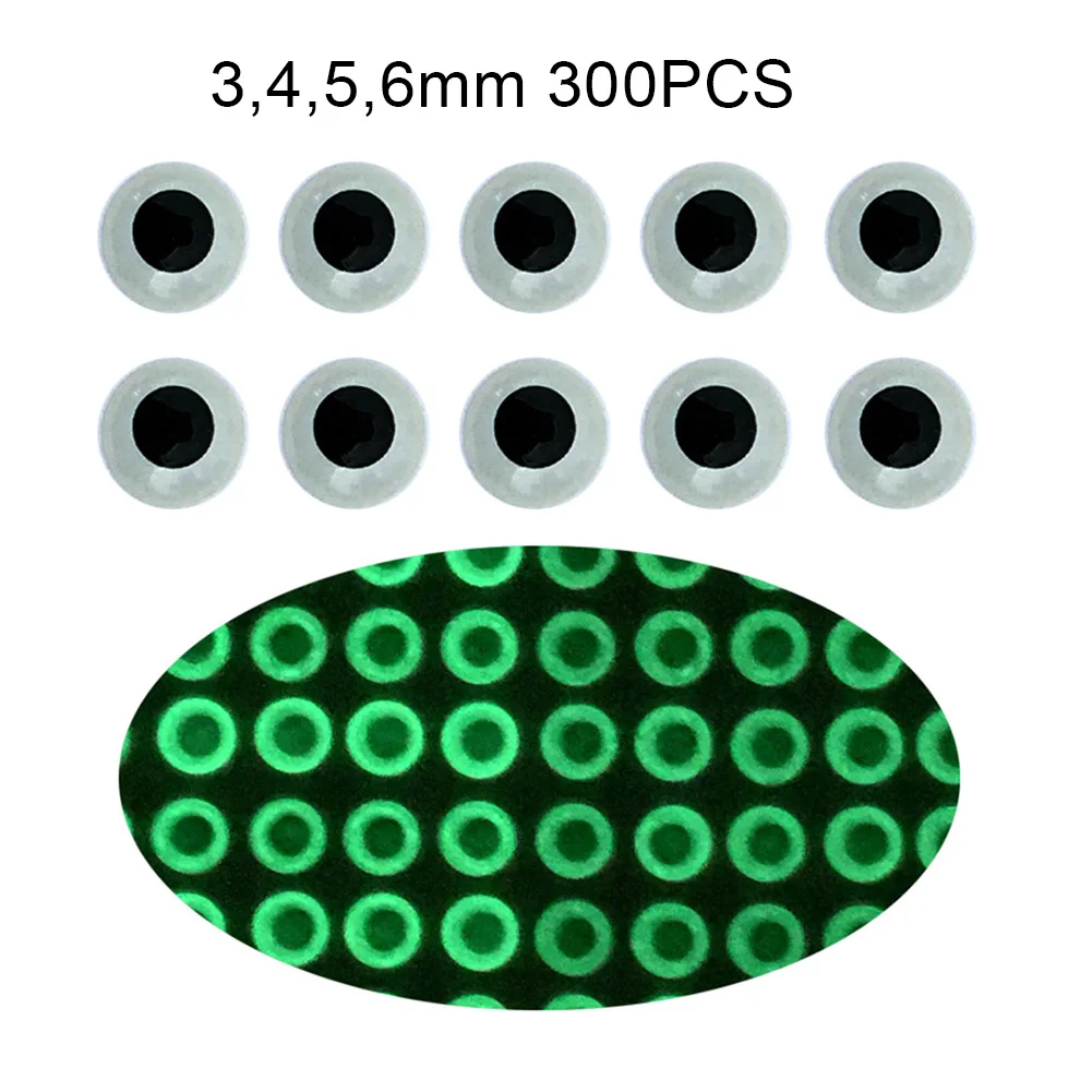 300pcs 3D Luminous Fishing Lure Eyes Stickers Baits DIY Fish Eye Sticker For Fly Tying Craft 3/4/5mm Lures Bait Pesca Iscas Tool
300pcs 3D Luminous Fishing Lure Eyes Stickers Baits DIY Fish Eye Sticker For Fly Tying Craft 3/4/5mm Lures Bait Pesca Iscas Tool