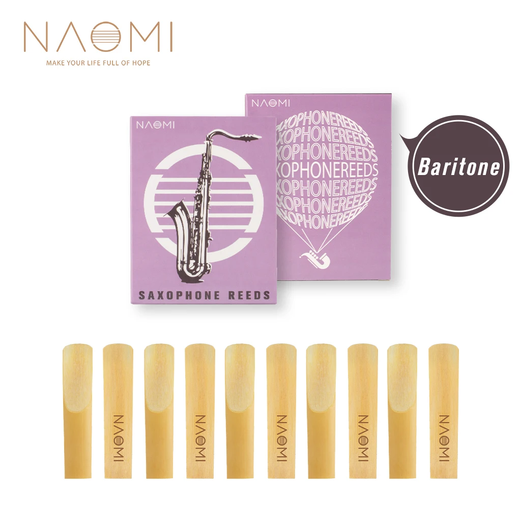 NAOMI Baritone Saxophone Reeds Strength 2.0/2.5/3.0 For Option Baritone Sax Reeds Woodwind Instrument Accessories
NAOMI Baritone Saxophone Reeds Strength 2.0/2.5/3.0 For Option Baritone Sax Reeds Woodwind Instrument Accessories