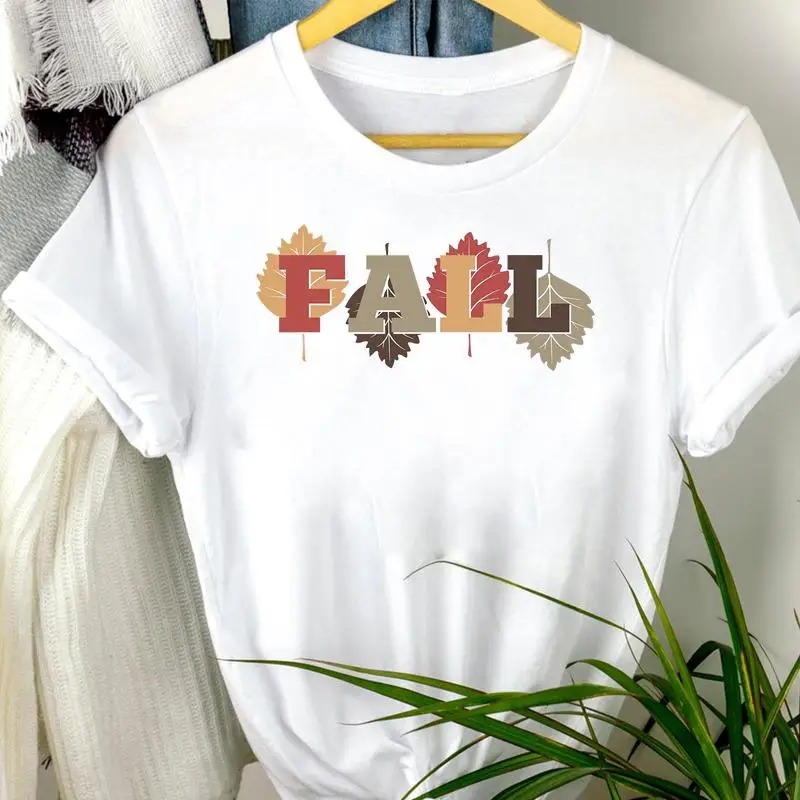 Halloween Fall Thanksgiving Clothing Cartoon Tshirt Female Top Graphic T-shirt Women Pumpkin Spice Lovely Time Autumn T-shirts
Halloween Fall Thanksgiving Clothing Cartoon Tshirt Female Top Graphic T-shirt Women Pumpkin Spice Lovely Time Autumn T-shirts