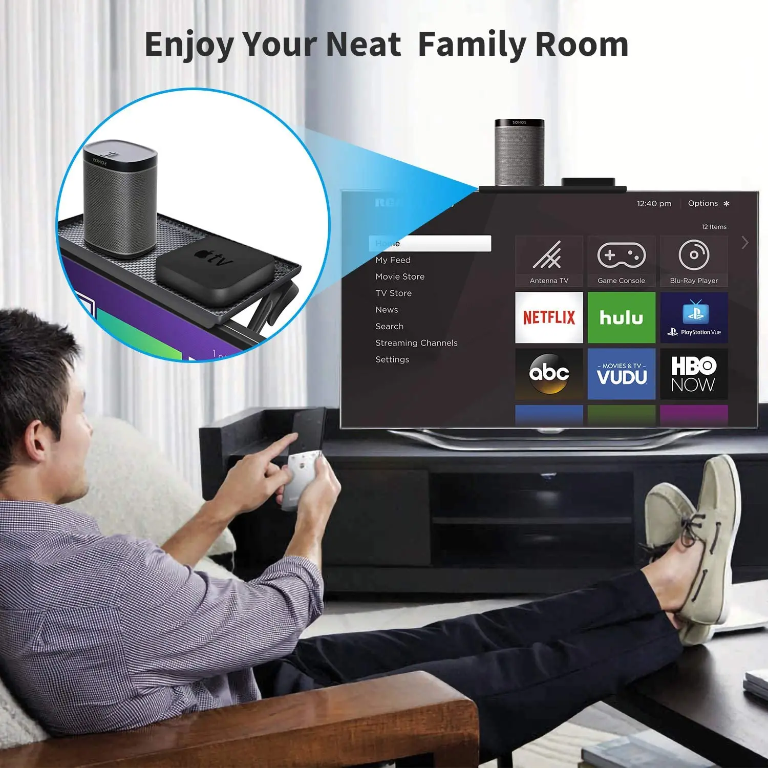 1pc Rack TV/pc Monitor Organizer Screen Top Storage Shelf Holder for Cable Boxes Games Consoles Computer Remote TV Accessories
1pc Rack TV/pc Monitor Organizer Screen Top Storage Shelf Holder for Cable Boxes Games Consoles Computer Remote TV Accessories