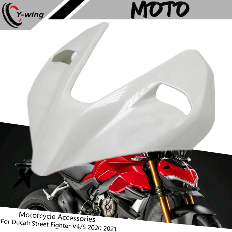 Motorcycle Headlight Nose Intake Fairing Unpainted Suitable For Ducati Street Fighter V4/S 2020 2021
Motorcycle Headlight Nose Intake Fairing Unpainted Suitable For Ducati Street Fighter V4/S 2020 2021