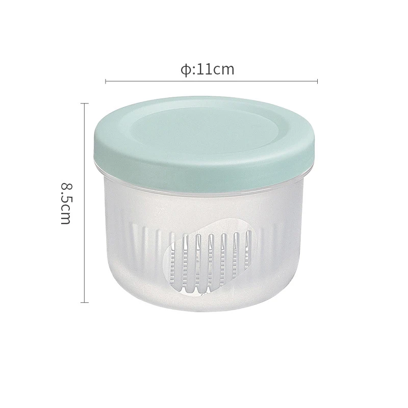 Kitchen Round Transparent Double Drain Storage Box Ingredients Box Home Organizer Food Container Refrigerator Kitchen Bottles
Kitchen Round Transparent Double Drain Storage Box Ingredients Box Home Organizer Food Container Refrigerator Kitchen Bottles