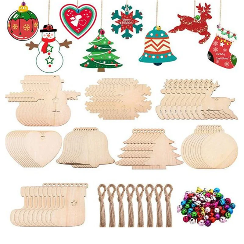 1 Set Christmas Wood Slice Charms With Bells Ropes Mixed Elk Tree Snowman Snowflake Sock Pendant Home Party Xmas Decor Making
1 Set Christmas Wood Slice Charms With Bells Ropes Mixed Elk Tree Snowman Snowflake Sock Pendant Home Party Xmas Decor Making