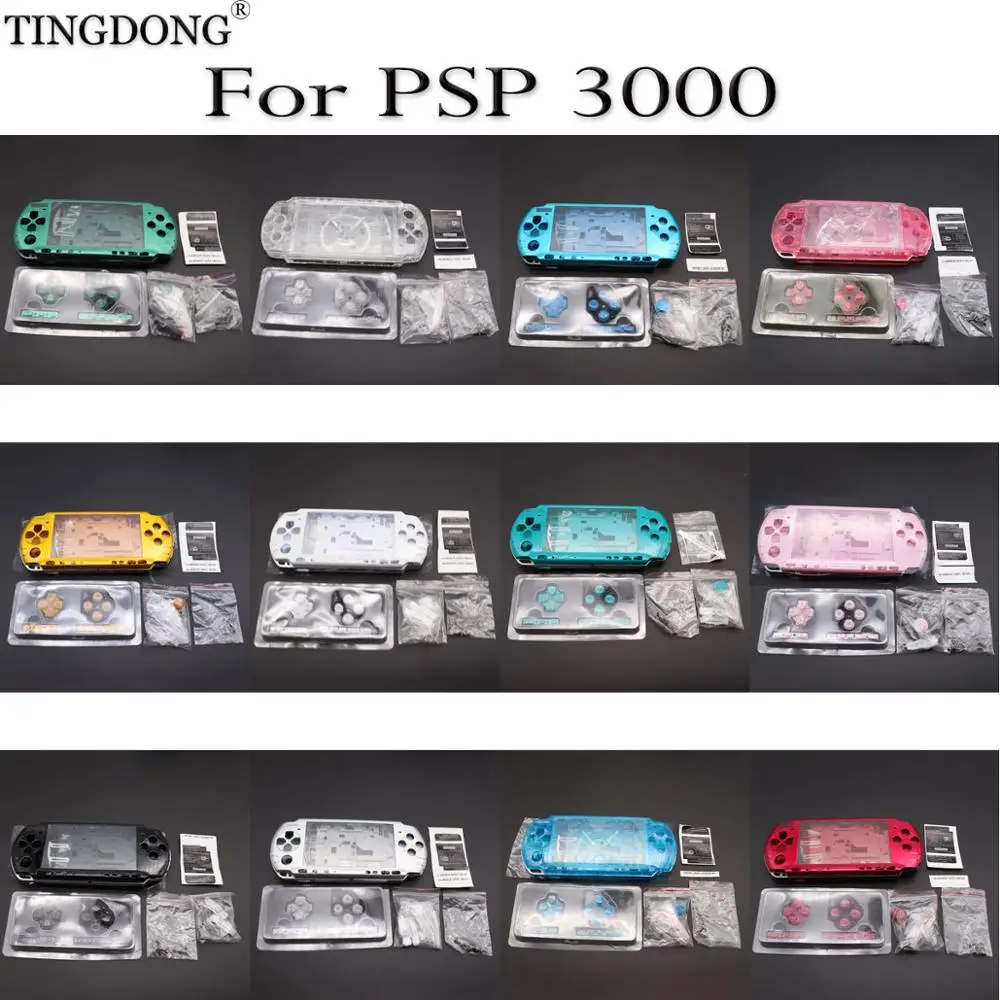 Colorful Full Housing Shell Faceplate Case For PSP3000 PSP 3000 3001 3004 PSP3000 Game Console High quality with buttons kit
Colorful Full Housing Shell Faceplate Case For PSP3000 PSP 3000 3001 3004 PSP3000 Game Console High quality with buttons kit