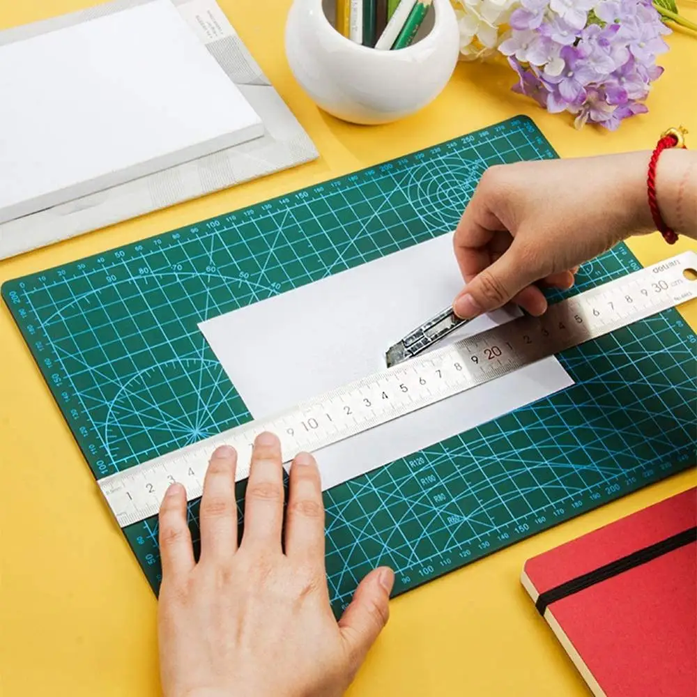 LMDZ A4 PVC Cutting Mat Patchwork Cut Pad Manual DIY Leather Tool Cutting Board Double-sided Self-healing Cutting Pad
LMDZ A4 PVC Cutting Mat Patchwork Cut Pad Manual DIY Leather Tool Cutting Board Double-sided Self-healing Cutting Pad
