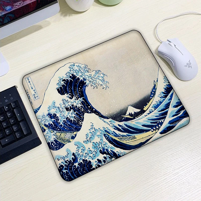 Mousepad Gamer Mouse Mats Cheap Mouse Pad Japan Wave Rubber Mat Gaming Pc Gamer Small Xs Xxs Computer Table Gamers Accessories 
Mousepad Gamer Mouse Mats Cheap Mouse Pad Japan Wave Rubber Mat Gaming Pc Gamer Small Xs Xxs Computer Table Gamers Accessories