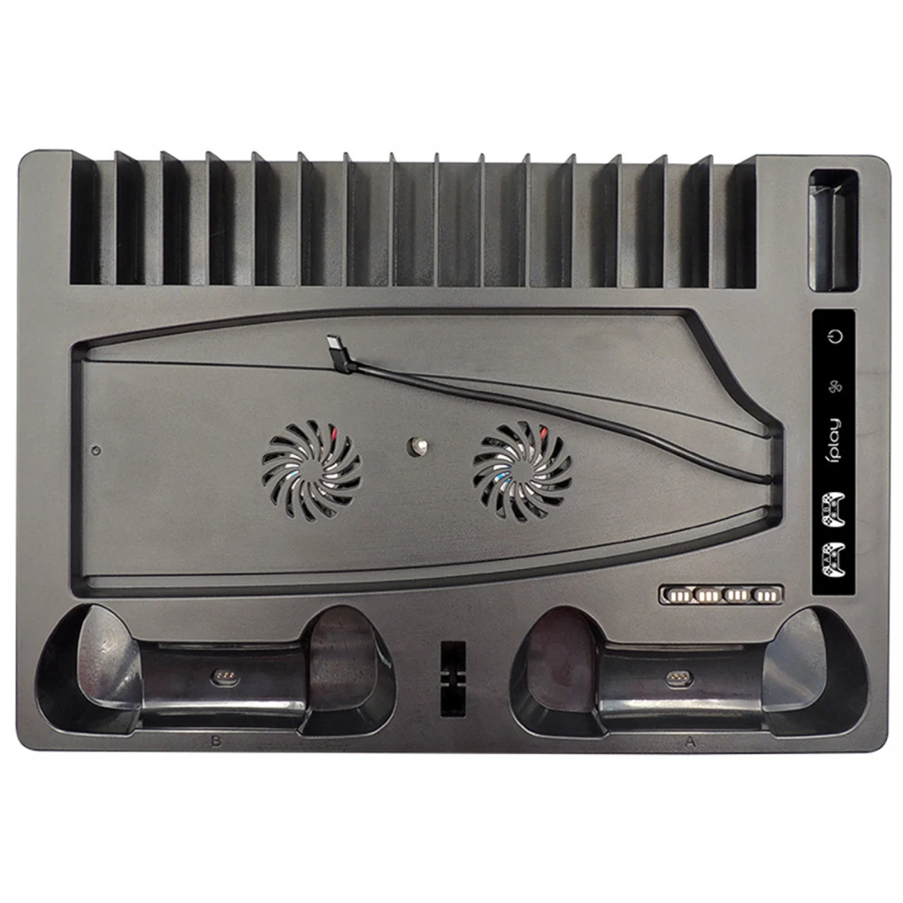 Dual Controller & Console Charging Station Cooling Fans Good Compatibility Space Saving For PS5 Desktop Headset Display Rack
Dual Controller & Console Charging Station Cooling Fans Good Compatibility Space Saving For PS5 Desktop Headset Display Rack